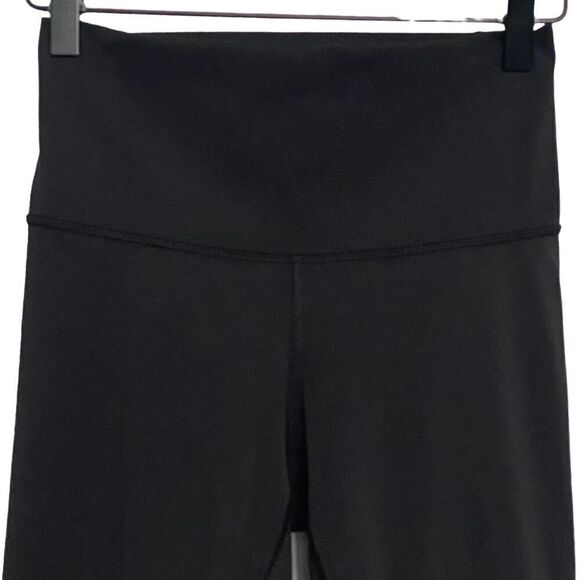 Lululemon If You're Lucky Pant Black / Heathered Black Mesh 30" Yoga Gym Size 4 - Picture 5 of 12